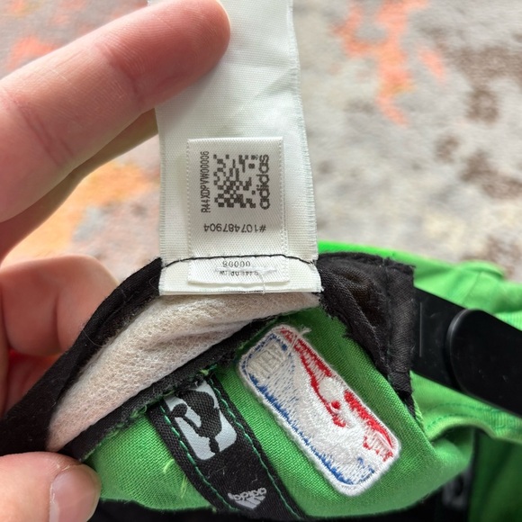 Boston Celtics Adidas Snapback Hat – NBA Green Black Cap 2010 Vintage Style - Picture 7 of 10